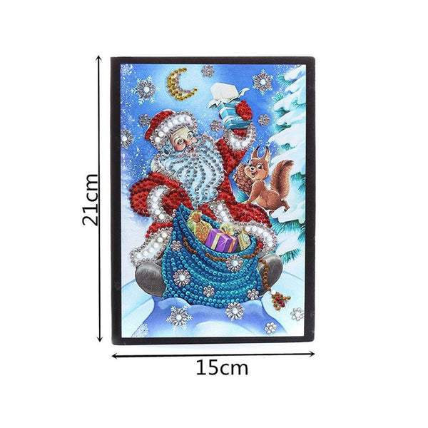 Diamond Painting Notebook Santa Claus