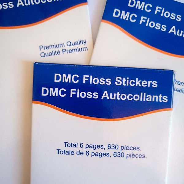 Diamond Painting Premium Labels with all 630 DMC numbers