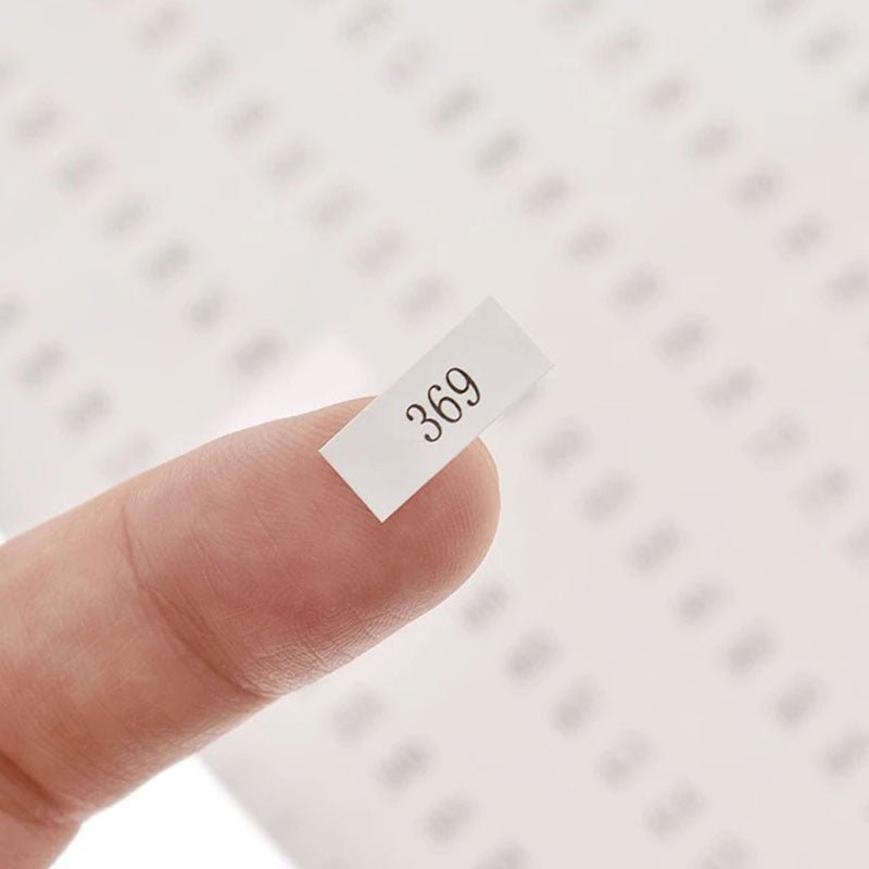 Diamond Painting Premium Labels with all 630 DMC numbers