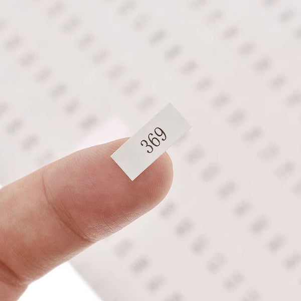 Diamond Painting Premium Labels with all 630 DMC numbers