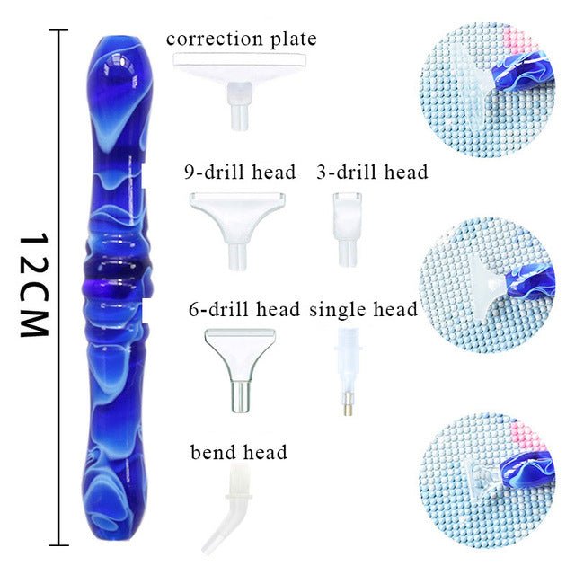 Diamond Painting Premium Pen in Dark Blue 5 Variants