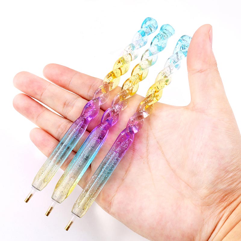 Diamond Painting Rainbow Spiral Pen Accessory