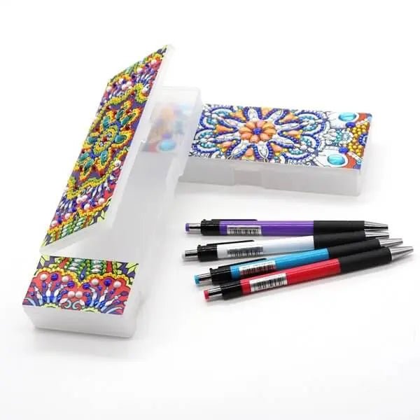 Diamond Painting Pen Holder Flowers