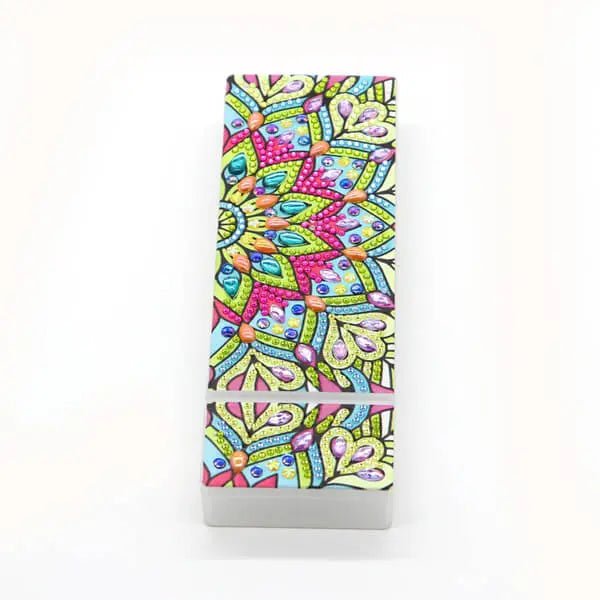 Diamond Painting Pen Holder with Flowers