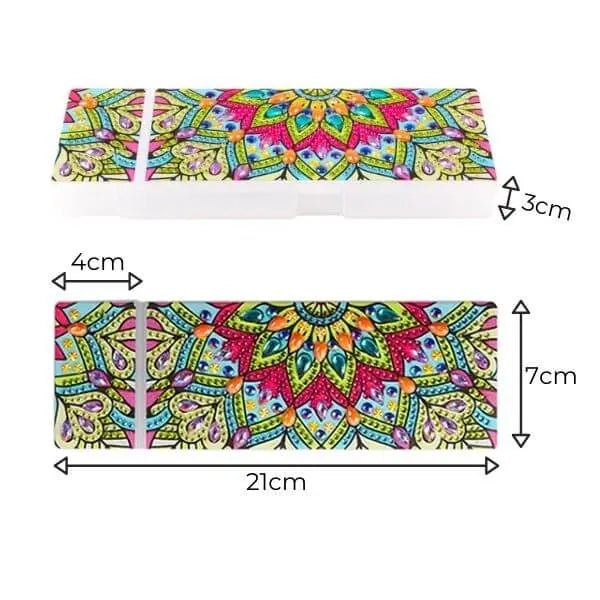 Diamond Painting Pen Holder with Flowers