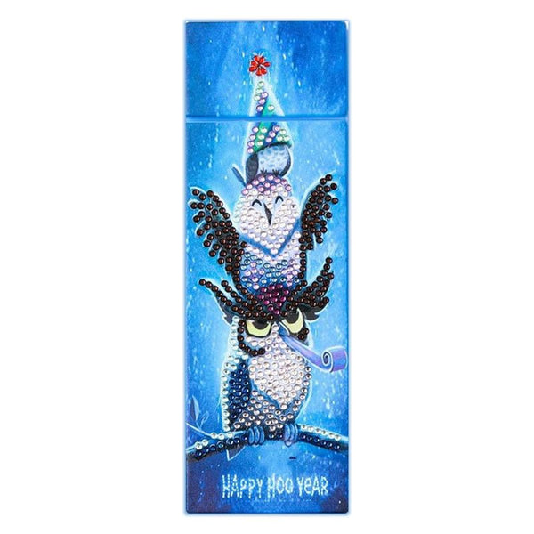 Diamond Painting Pen Box Owls
