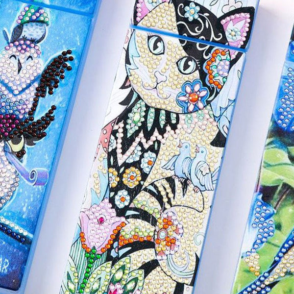 Diamond Painting Pen Box Cat