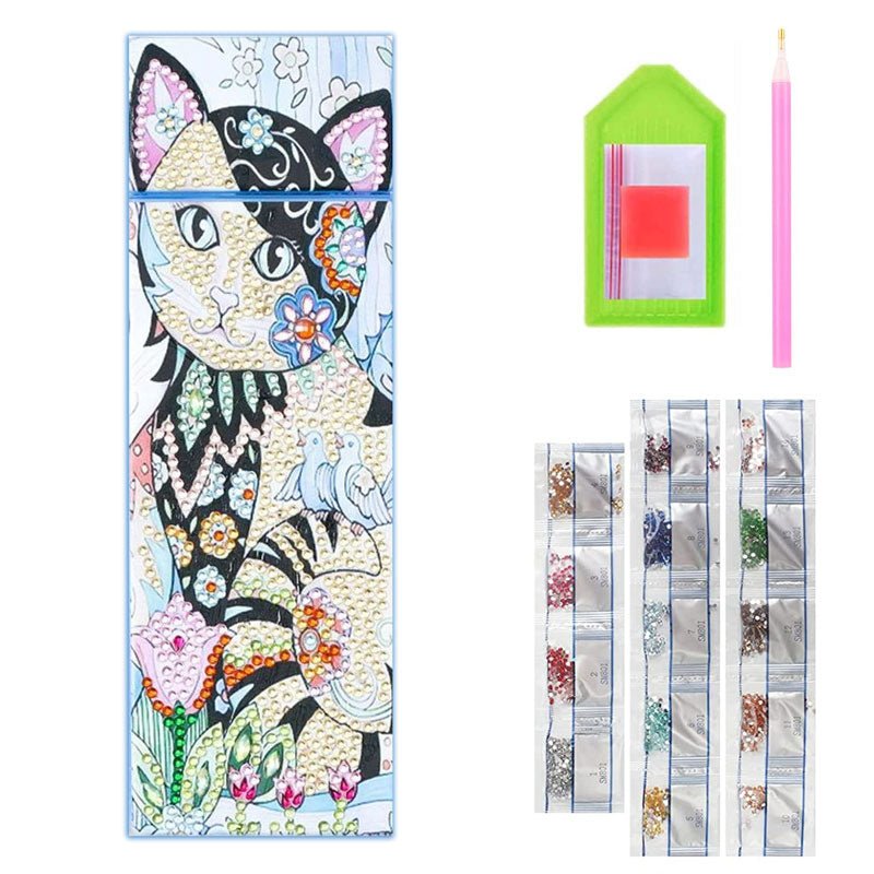 Diamond Painting Pen Box Cat