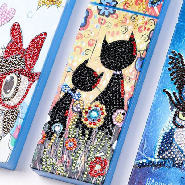 Diamond Painting Pen Box Cats