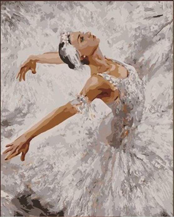 Paint by numbers - Beautiful Ballerina – Figured'Art