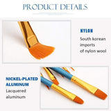paint by numbers | 10pcs Paint Brush Kit for Acrylic oil Painting and Watercolor | others | FiguredArt