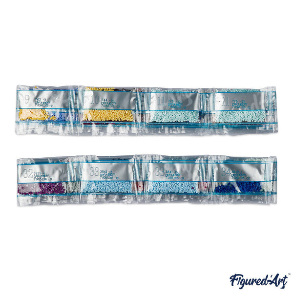 Diamond Painting Framed Bags Display - Heart Graffiti