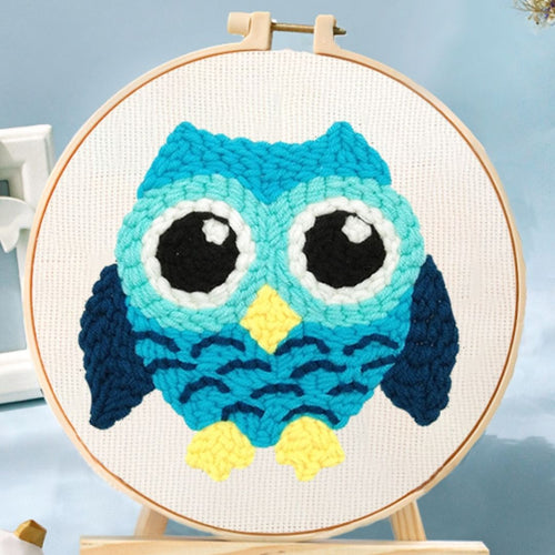Punch Needle Kit - Blue Owl
