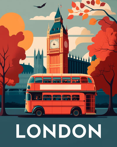 Diamond Painting - Travel Poster London