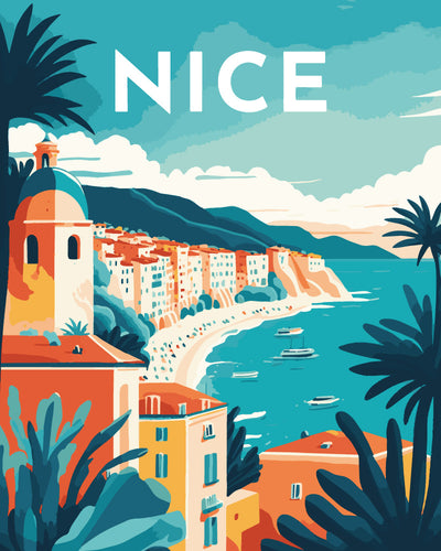 Paint by Numbers - Travel Poster Nice