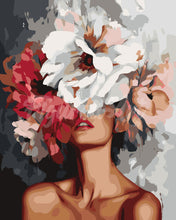 Load image into Gallery viewer, Paint by numbers kit Beauty Behind Flowers Figured&#39;Art