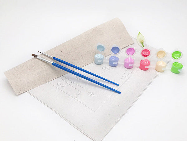 Paint by numbers | Children Painting kit Cute Owl | kids easy | Figured'Art