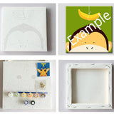 Paint by numbers | Children Painting kit Little Monkey hang in there | kids easy | Figured'Art