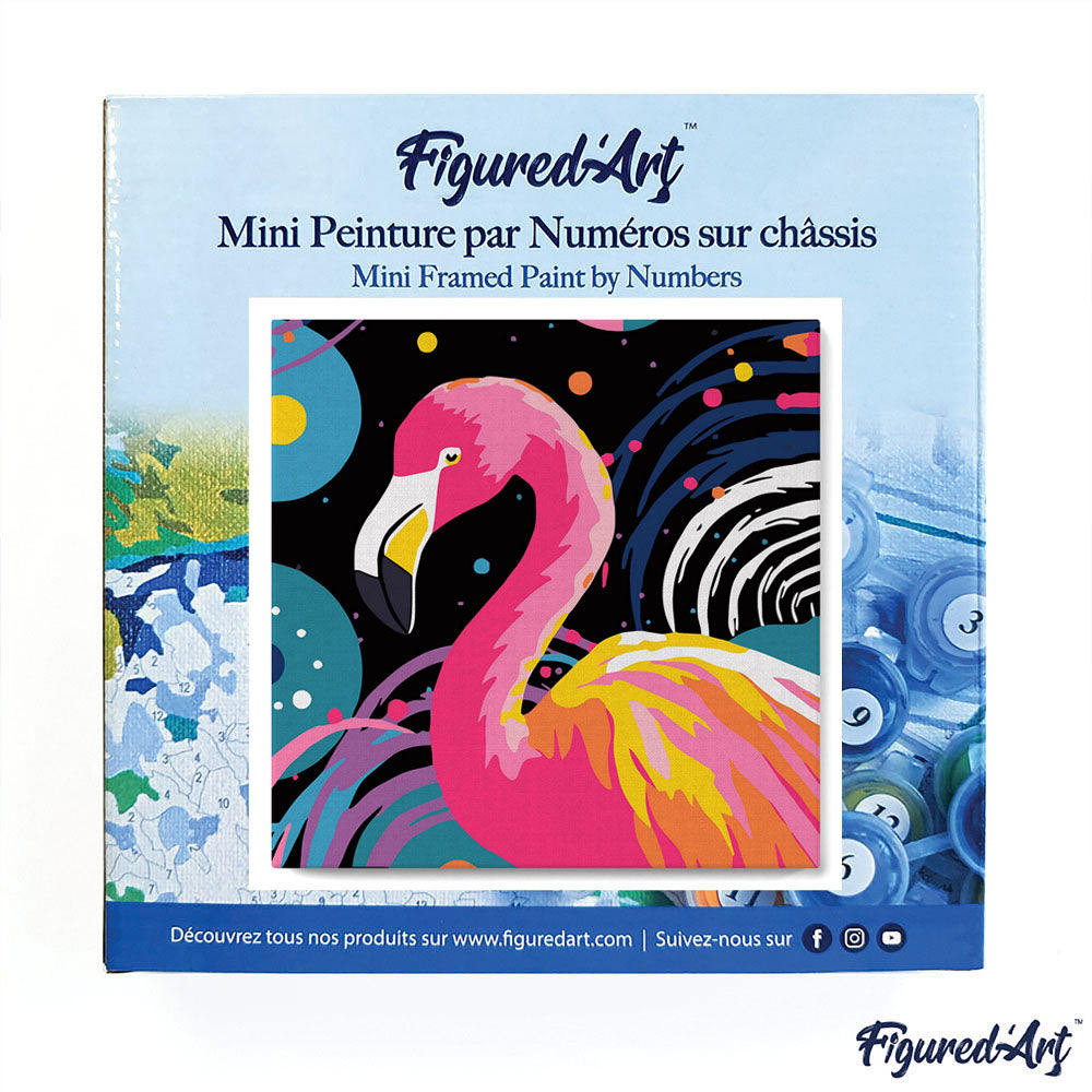 Best Paint by Numbers for Adults - Frannie Flamingo