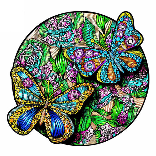 Wooden Puzzle - Butterflies