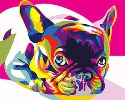 paint by numbers | Carlin Pop Art | animals dogs easy new arrivals | FiguredArt