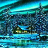 Diamond Painting Framed - Polar Northern Lights