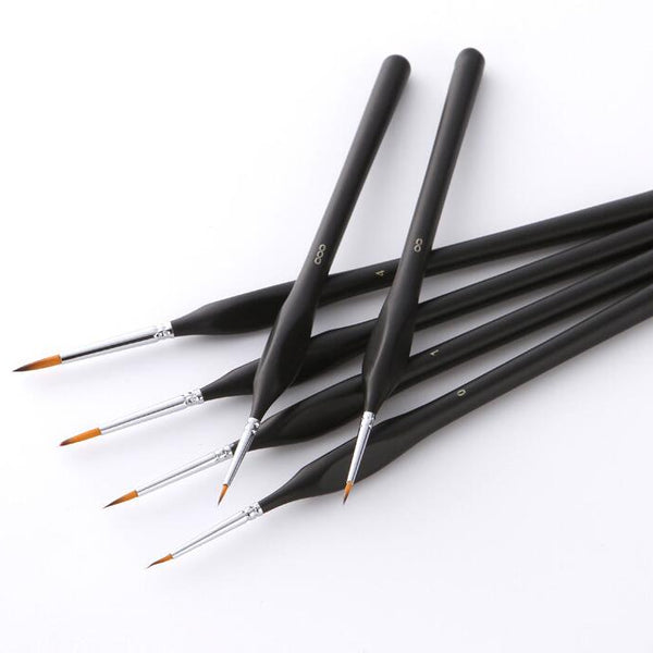 Set of 6 High Quality Professional Paint Brushes