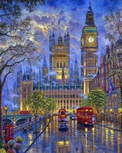 Load image into Gallery viewer, paint by numbers | London in the dusk | advanced cities | FiguredArt