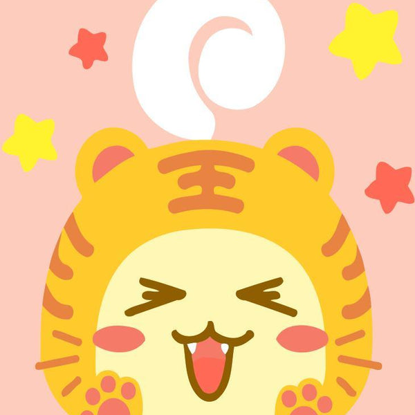 Paint by numbers | Children Painting kit Happy Cat | kids easy | Figured'Art