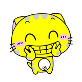 Paint by numbers | Children Painting kit Yellow Kitten | kids easy | Figured'Art