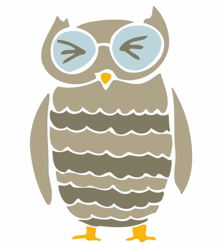 Paint by numbers | Children Painting kit Cute Owl | kids easy | Figured'Art