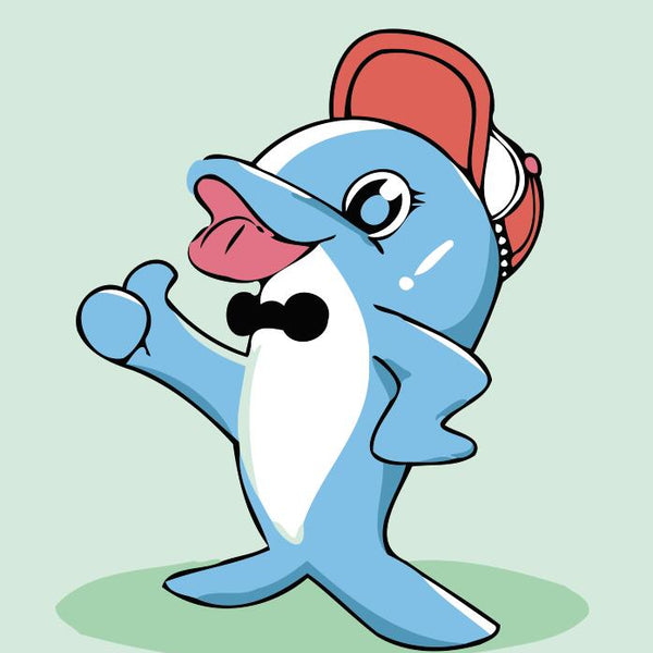 Paint by numbers | Children Painting kit Champion Dolphin | kids easy | Figured'Art