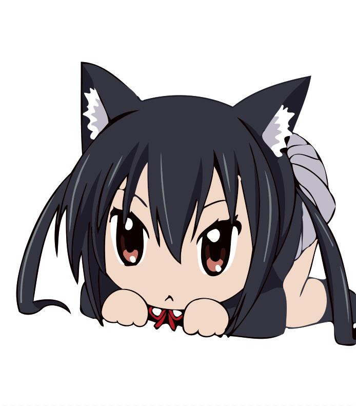 Paint by numbers | Children Painting kit Little Girl with cat ears | kids easy | Figured'Art