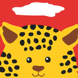 Paint by numbers | Children Painting kit Leopard | kids easy | Figured'Art