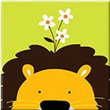 Paint by numbers | Children Painting kit Lion and Flower | kids easy | Figured'Art
