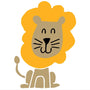 Paint by numbers | Children Painting kit Happy Lion | kids easy | Figured'Art