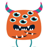 Paint by numbers | Children Painting kit Multi Eyes Monster | kids easy | Figured'Art