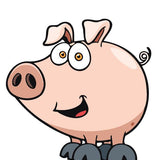 Paint by numbers | Children Painting kit Little Pig | kids easy | Figured'Art