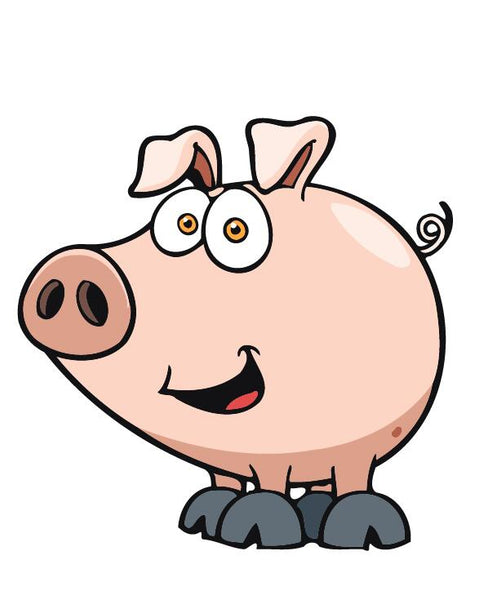 Paint by numbers | Children Painting kit Little Pig | kids easy | Figured'Art