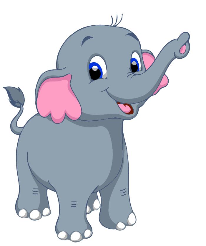 Paint by numbers | Children Painting kit Little Elephant | kids easy | Figured'Art