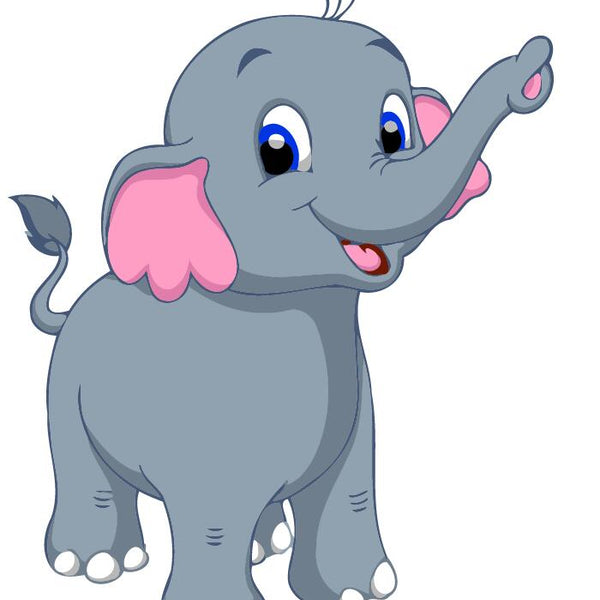 Paint by numbers | Children Painting kit Little Elephant | kids easy | Figured'Art