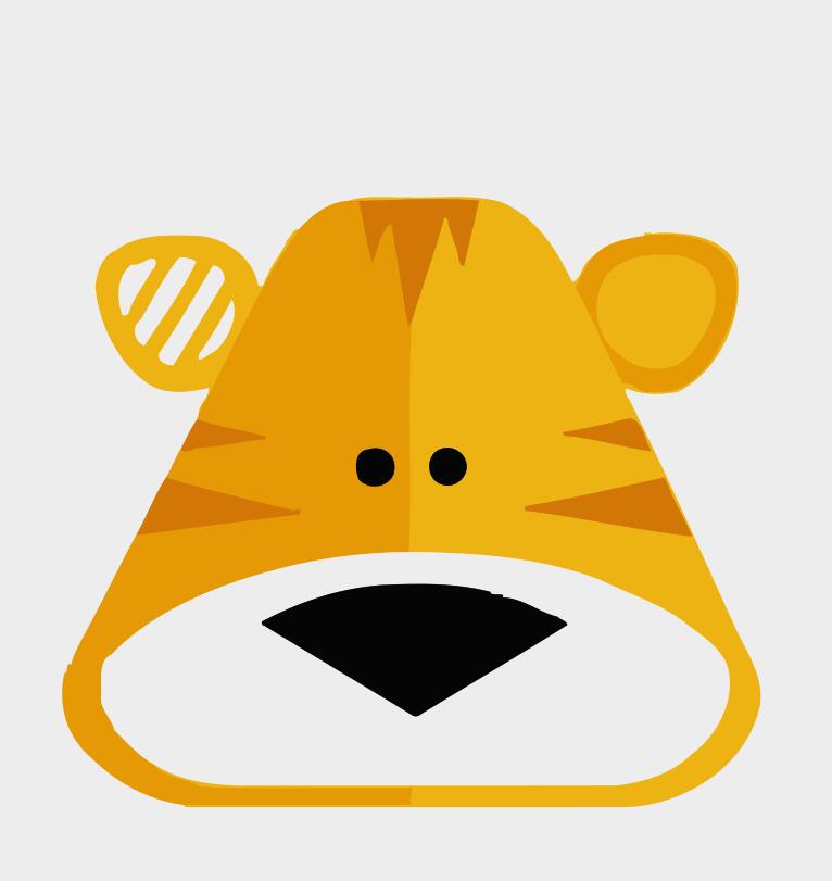 Paint by numbers | Children Painting kit Small Tiger | kids easy | Figured'Art