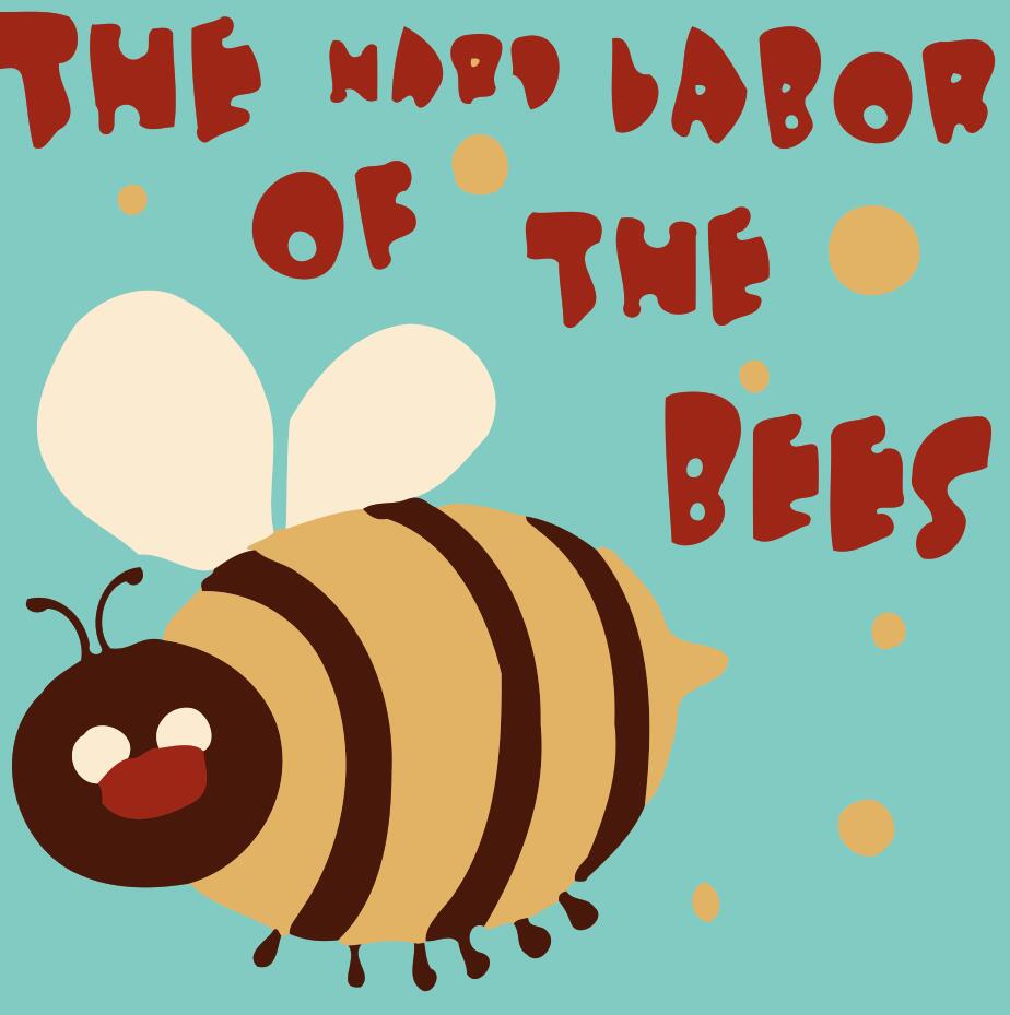 Paint by numbers | Children Painting kit Small Bee | kids easy | Figured'Art