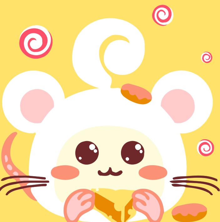 Paint by numbers | Children Painting kit Little Mouse | kids easy | Figured'Art