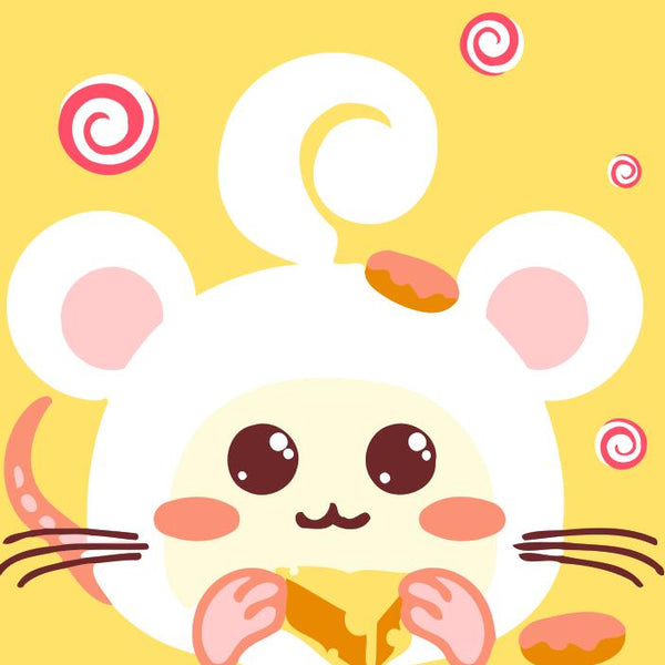 Paint by numbers | Children Painting kit Little Mouse | kids easy | Figured'Art