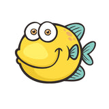 Paint by numbers | Children Painting kit Yellow fish | kids easy | Figured'Art