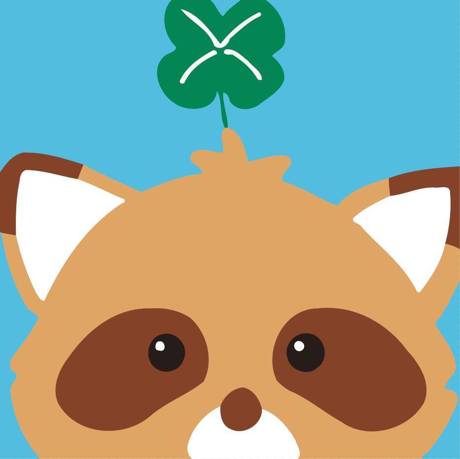 Paint by numbers | Children Painting kit Raccoon | kids easy | Figured'Art