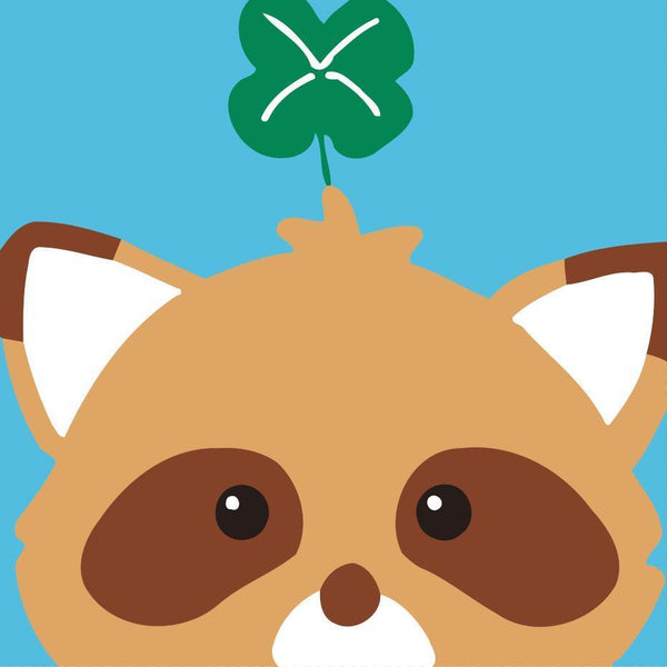 Paint by numbers | Children Painting kit Raccoon | kids easy | Figured'Art