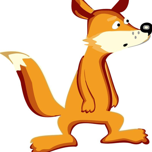 Paint by numbers | Children Painting kit Orange Fox | kids easy | Figured'Art