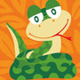 Paint by numbers | Children Painting kit Snake | kids easy | Figured'Art